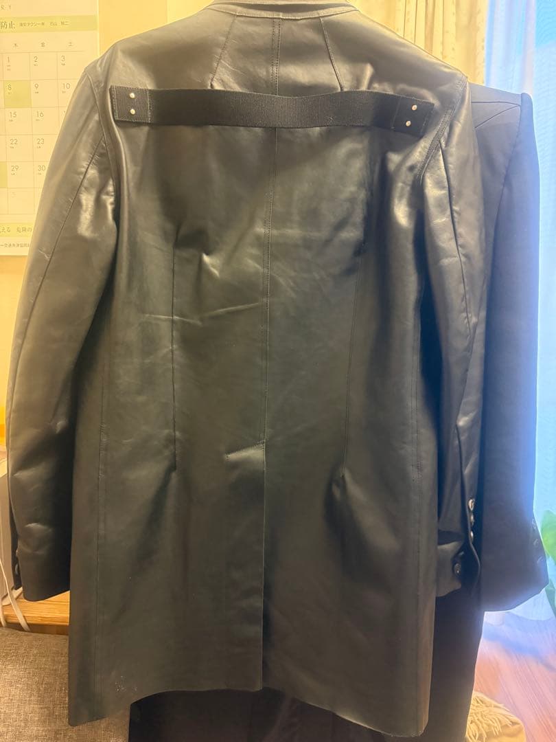 リックオウエンス　レザージャケット　24ss