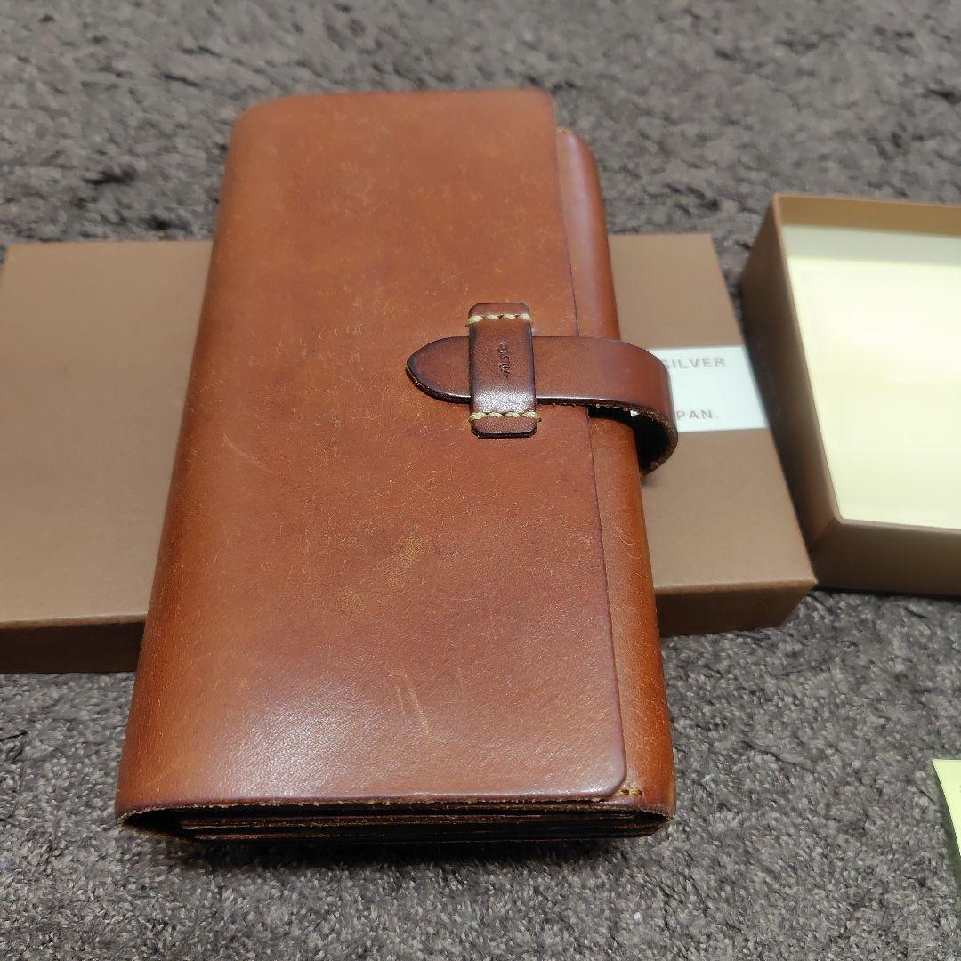 j*u様 moto 長財布　W3R ロングウォレット　蛇腹タイプ　ブラウン