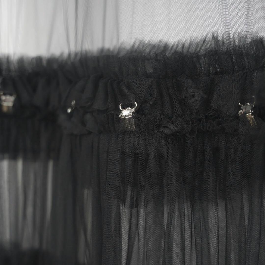 noirkeininomiya 黒チュールワンピース