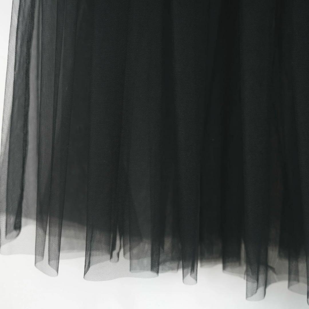 noirkeininomiya 黒チュールワンピース