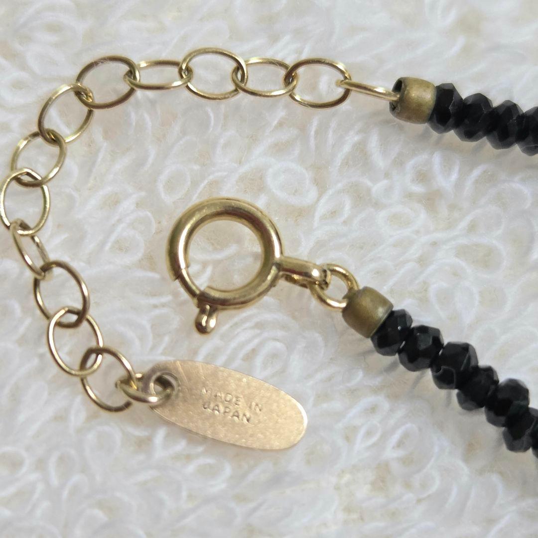 最終値下げ【KAORU】ブレスレット/K18/ブラックスピネル