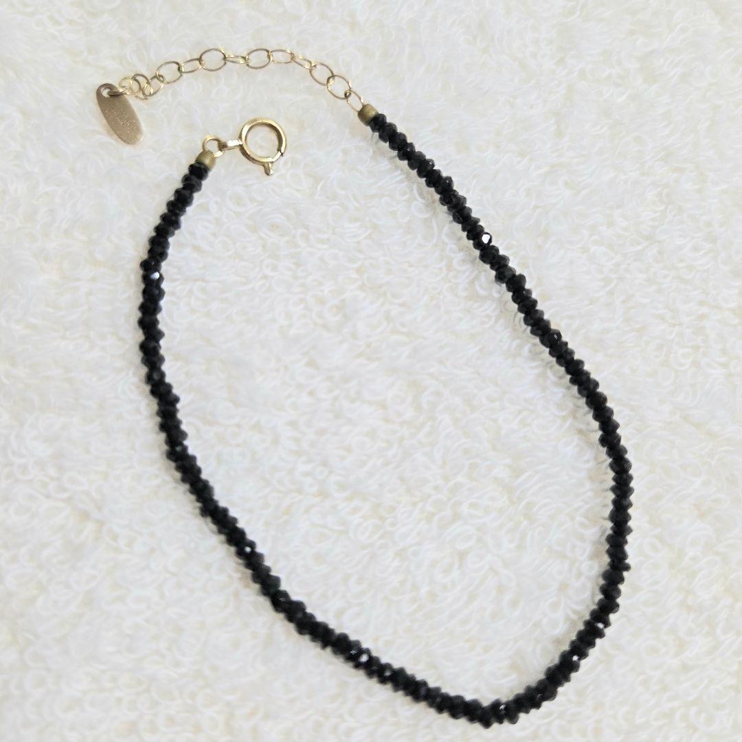 最終値下げ【KAORU】ブレスレット/K18/ブラックスピネル