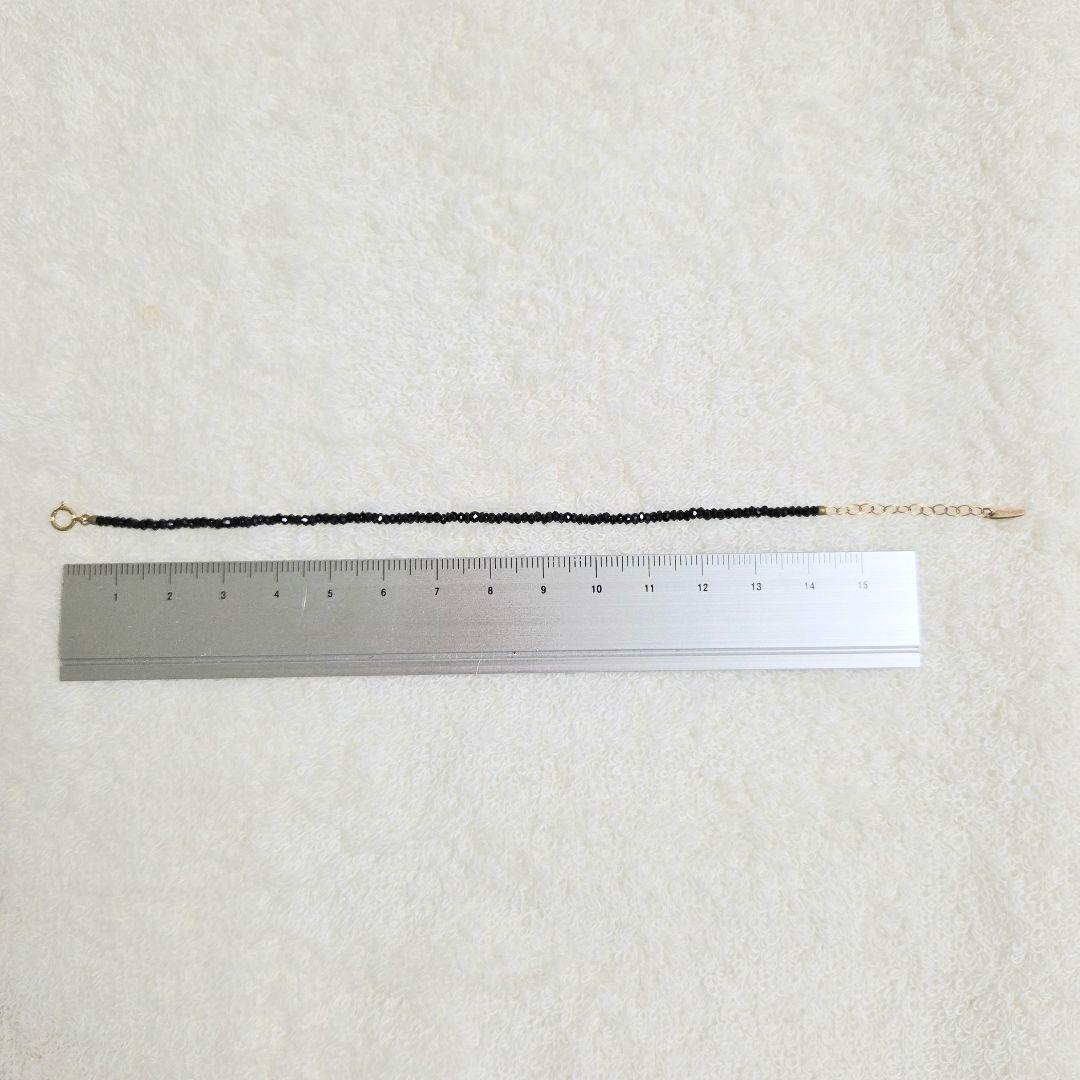 最終値下げ【KAORU】ブレスレット/K18/ブラックスピネル