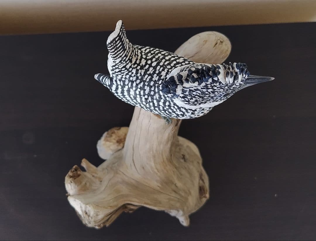 バードカービング”ヤマセミ”(山翡翠）40%スケール S.No.:B04711