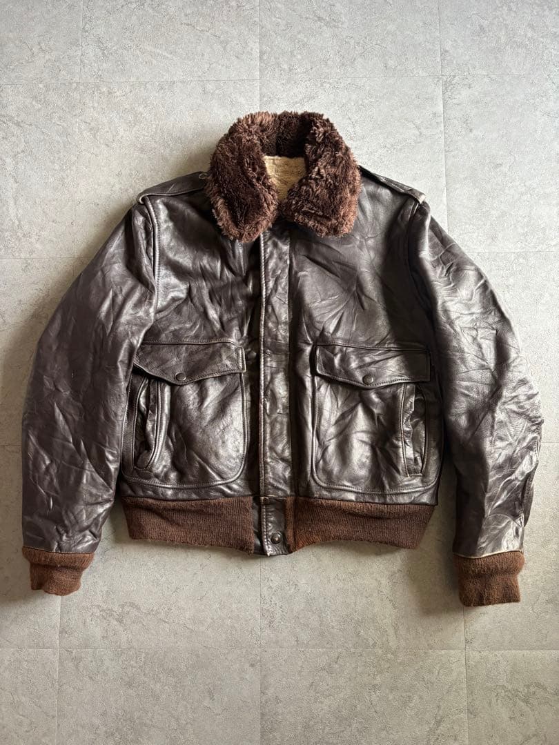 セイ 70s G-1フライトジャケット ダークブラウン ヴィンテージ