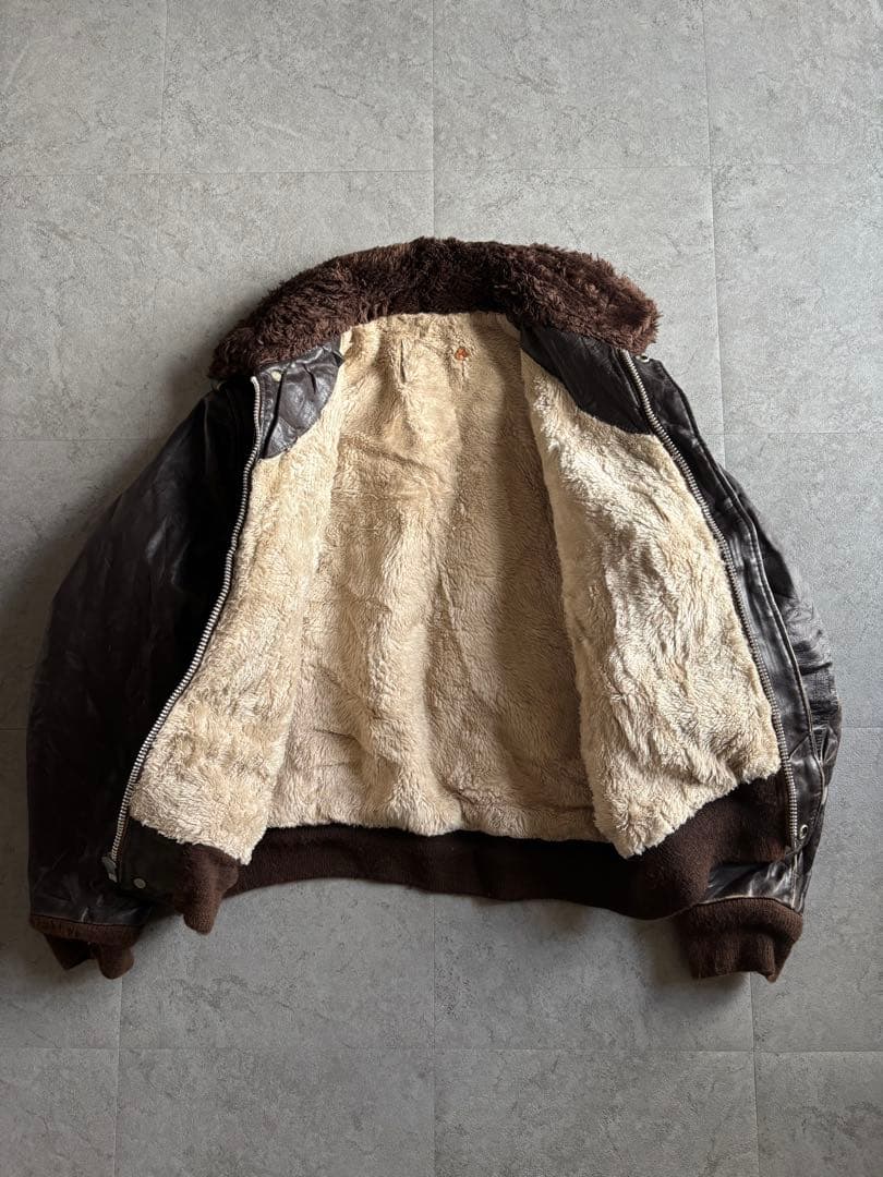 セイ 70s G-1フライトジャケット ダークブラウン ヴィンテージ