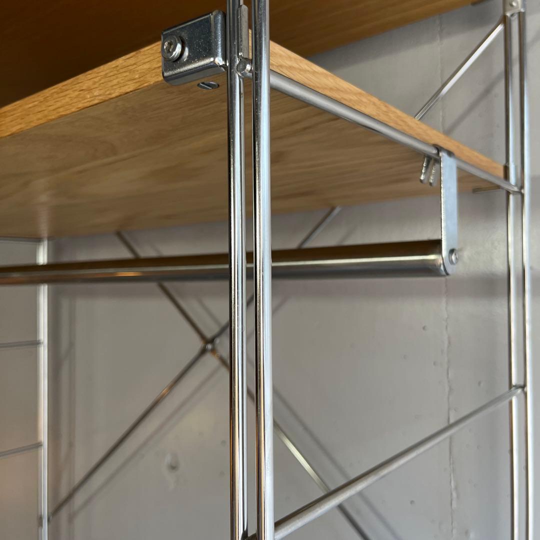 notes★無印 ステンレスユニットシェルフ・オーク材・ワードローブセット