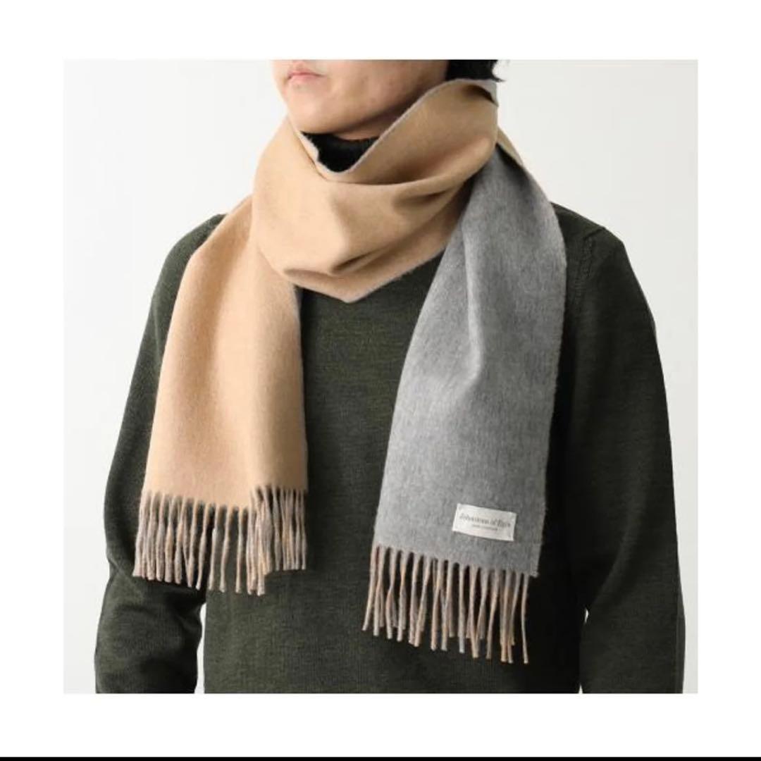 ジョンストンズ JOHNSTONS OF ELGIN カシミア100%マフラー