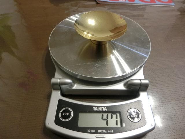 銀杯7グラムと金杯（24K GP)