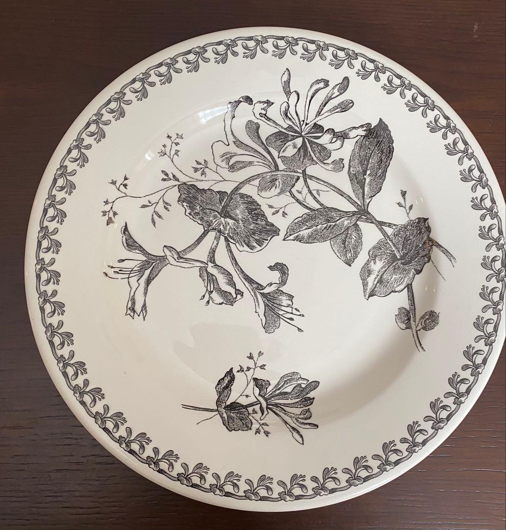 Gien ジアン　花柄皿 フランス製