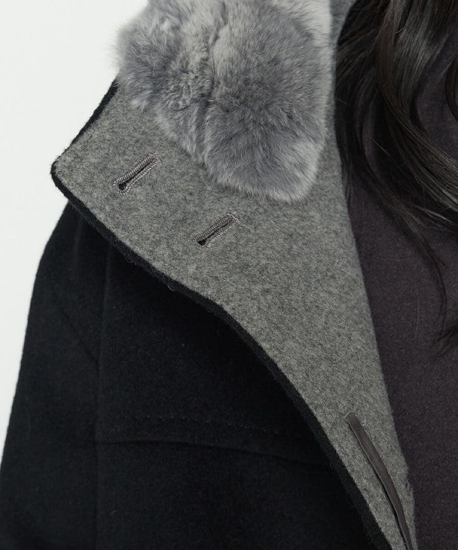 最終価格！K.T KIYOKO TAKASE 美品リアルファー　ロングコート