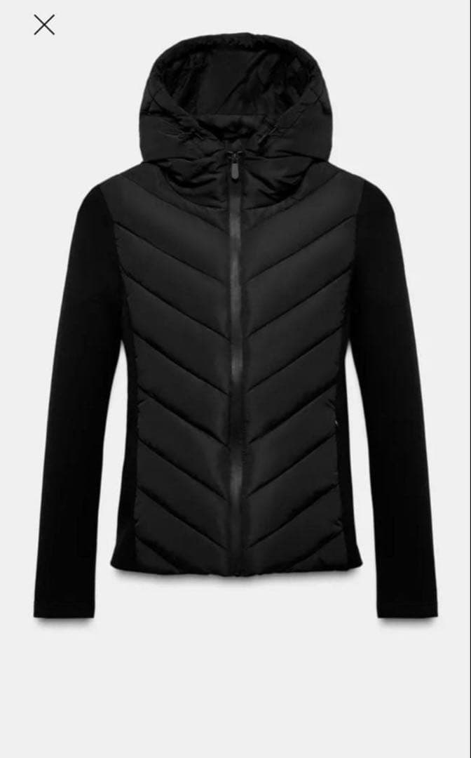 ZARA コントラストパフジャケット XL