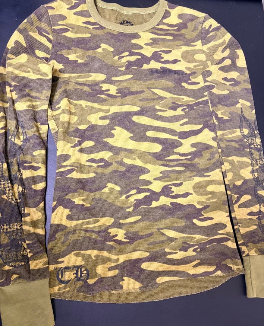 Chrome Hearts 長袖 カモフラ ロンT カットソー サーマル