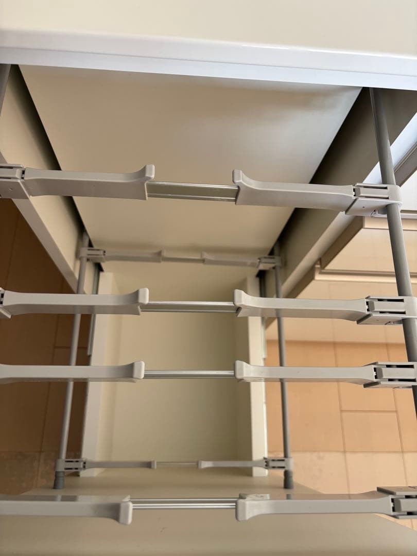 CIEL シエル　オーダー食器棚 4段引き出し ガラス扉　ゴミ箱