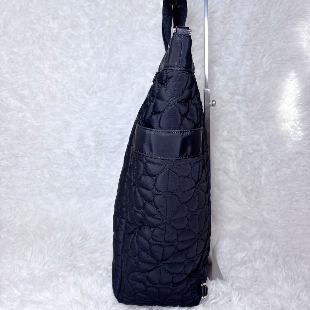 【美品】 大容量 ケイトスペード 3way リュック 黒 ブラック キルティング