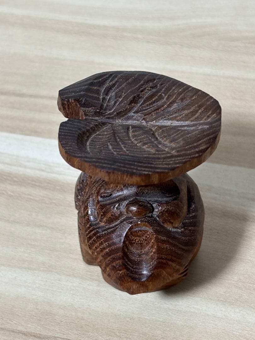 【最終値下げ】【希少】　木彫り　あとぐちさん作品　コロポックル