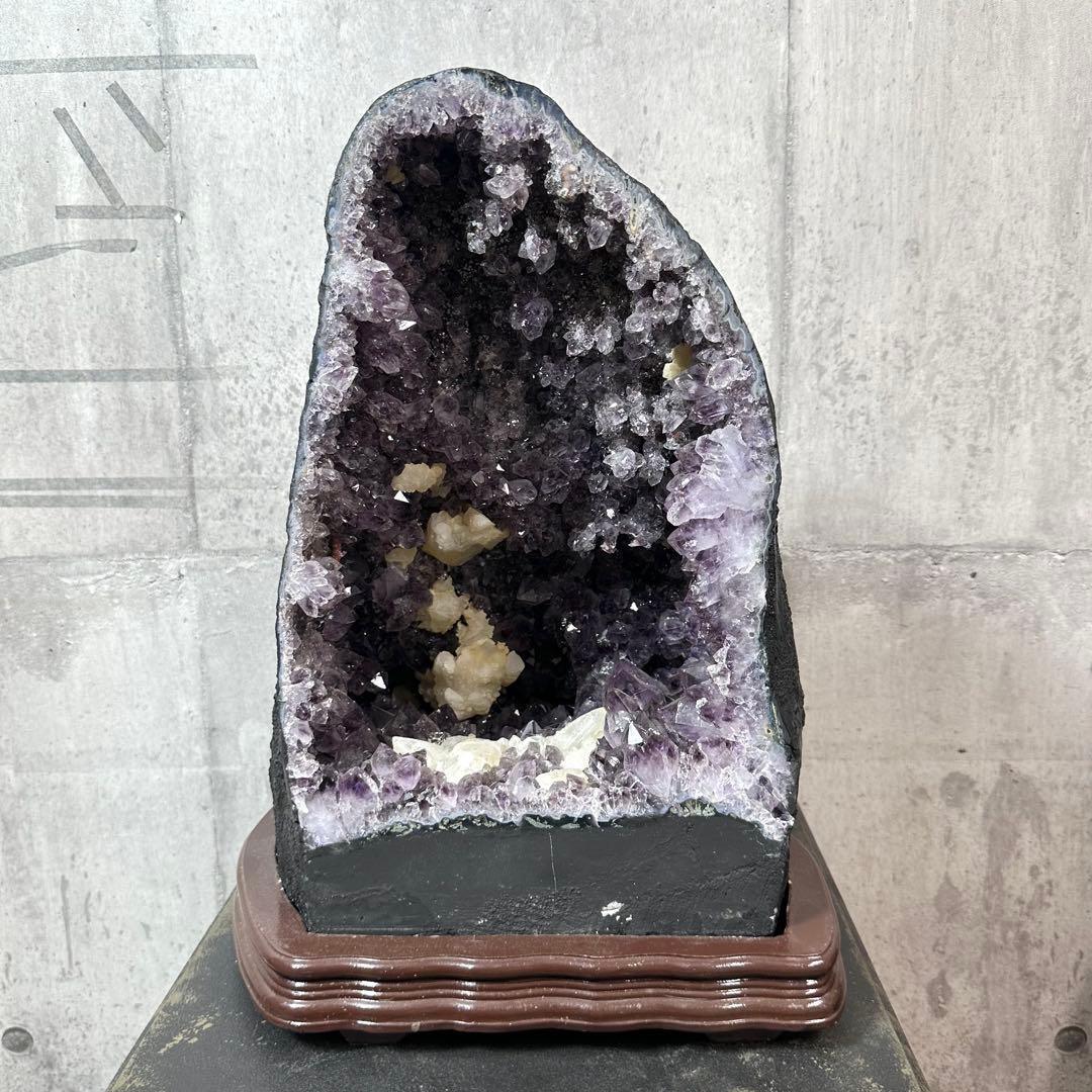 ⭐️35kg⭐️超巨大アメジストドーム クラスター 紫水晶　44cm×29cm