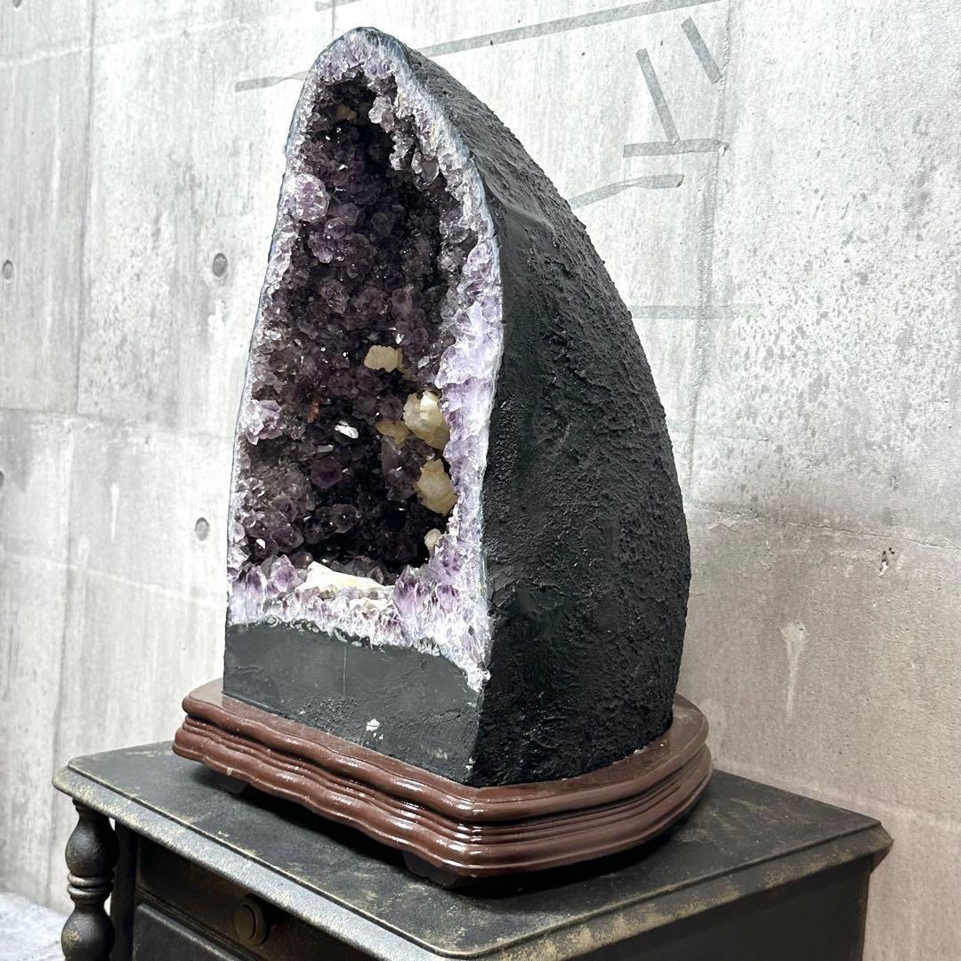 ⭐️35kg⭐️超巨大アメジストドーム クラスター 紫水晶　44cm×29cm