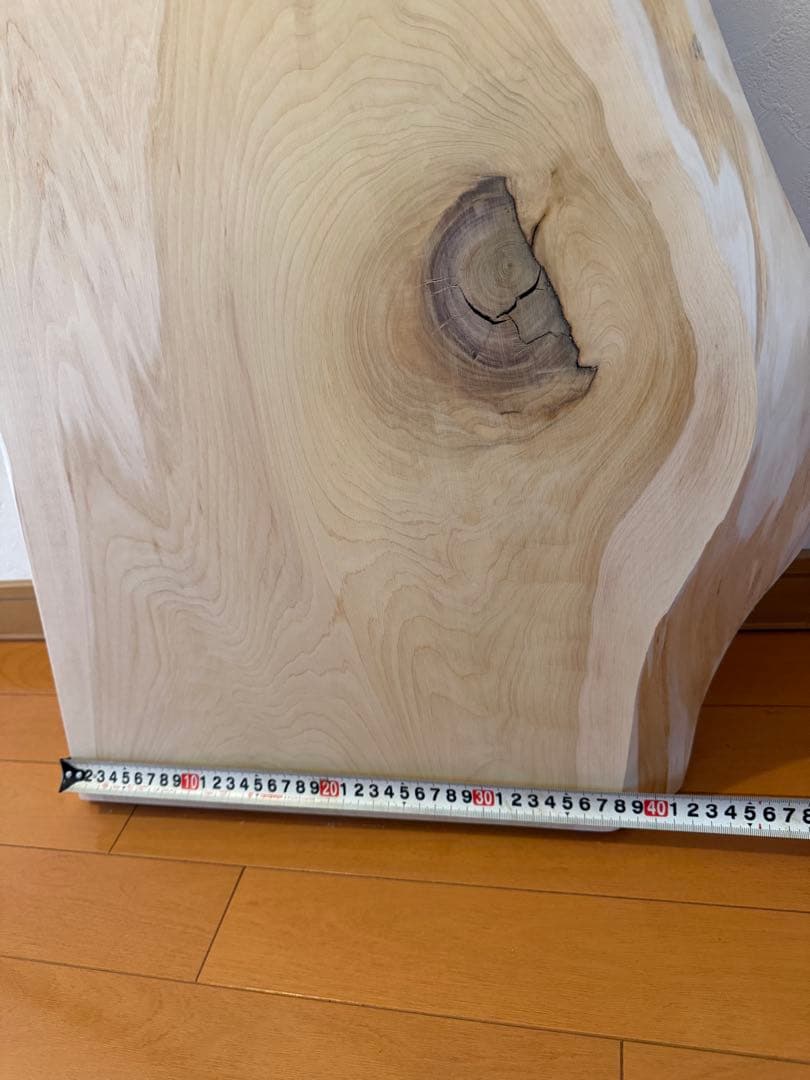 天然ひばの一枚板天板