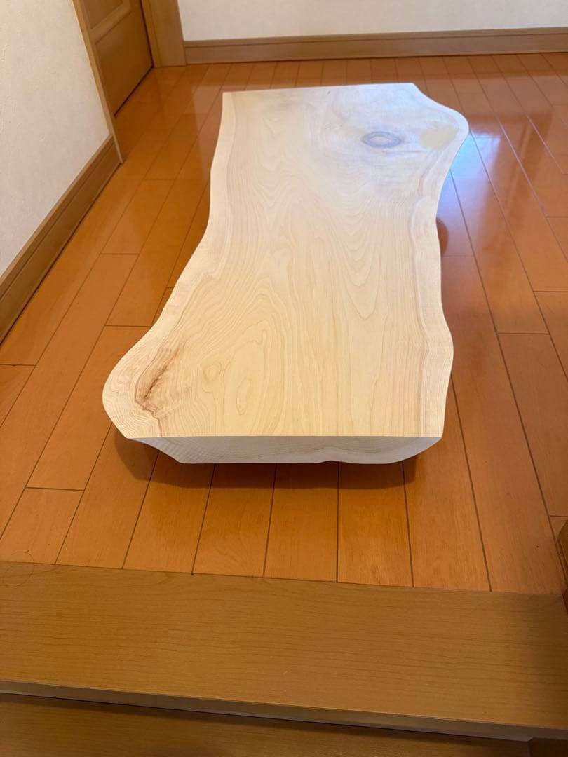 天然ひばの一枚板天板