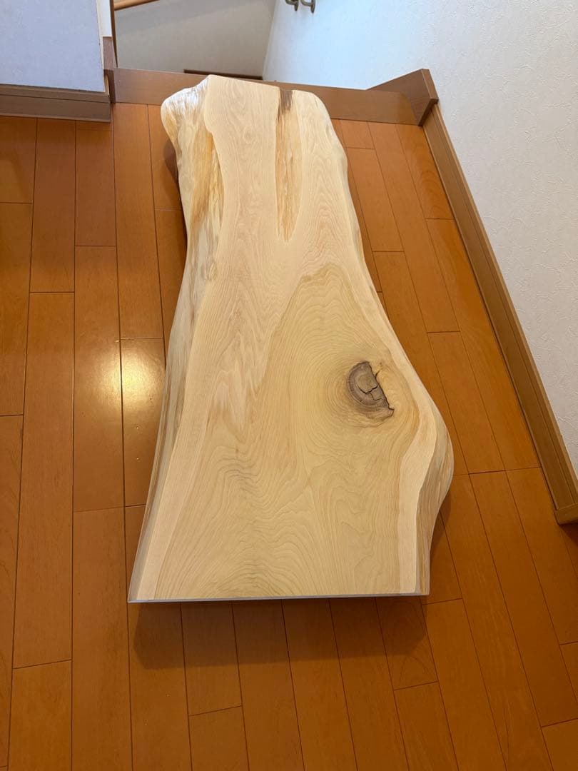 天然ひばの一枚板天板