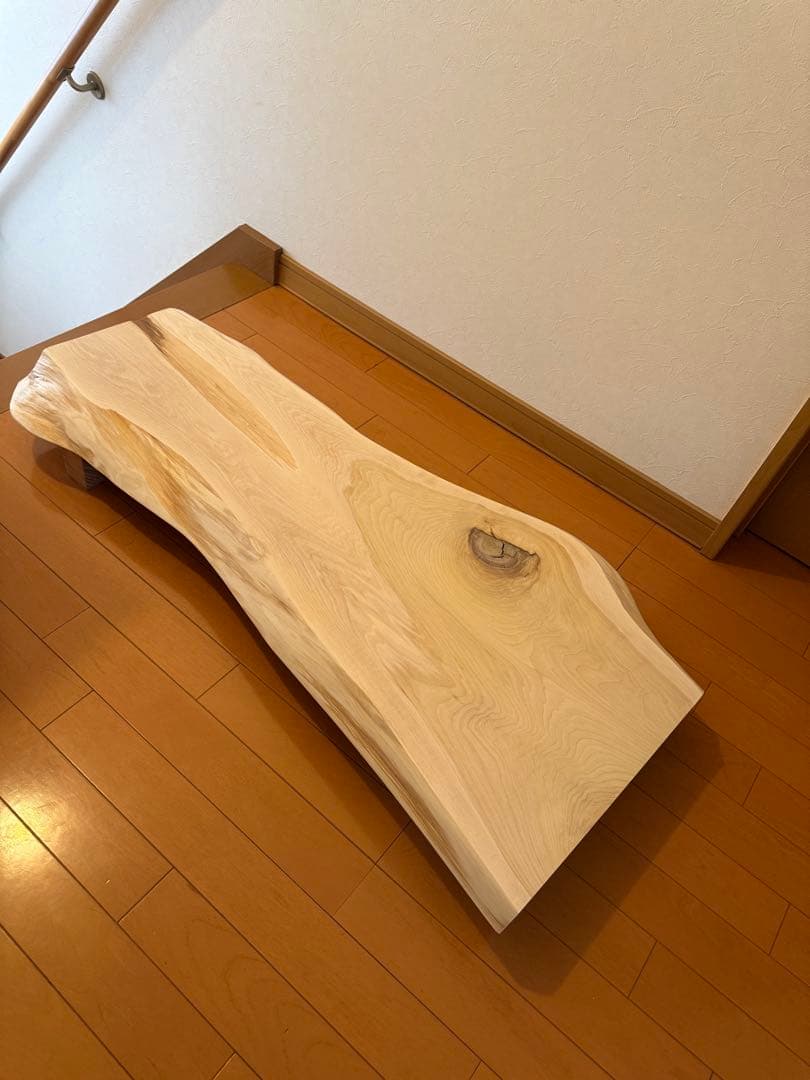 天然ひばの一枚板天板