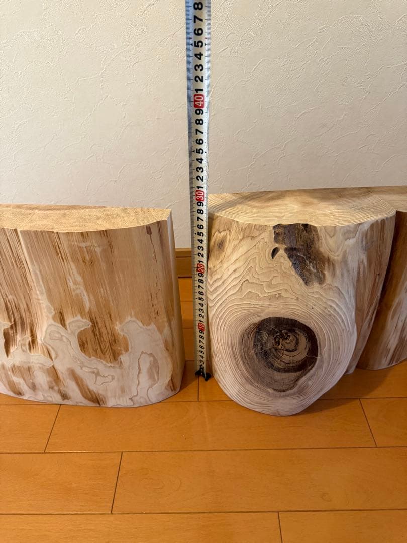 天然ひばの一枚板天板