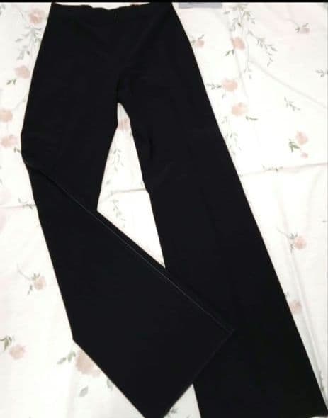 SALE☆チャコット　社交ダンス　M スラックス　側章　黒 ダンス衣装