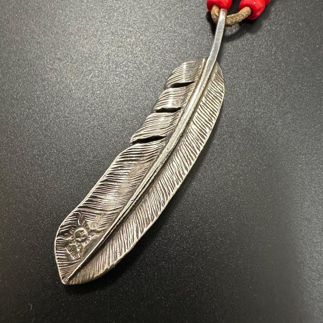 専用　FIRST ARROWS K18 太陽 メタル フェザー ネックレス L