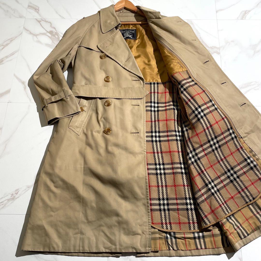 【美品/ライナー/L】BURBERRYS バーバリー トレンチコート ベージュ系