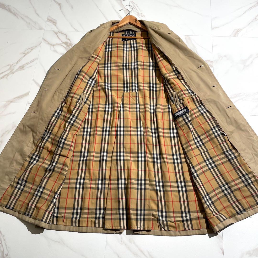 【美品/ライナー/L】BURBERRYS バーバリー トレンチコート ベージュ系