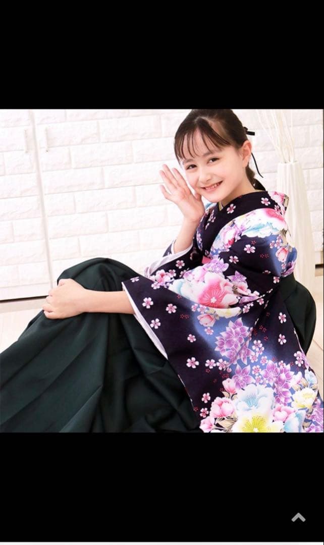 キョウエツ　KYOETSU 卒業式用袴セット　小学生　女子　 着物 振袖