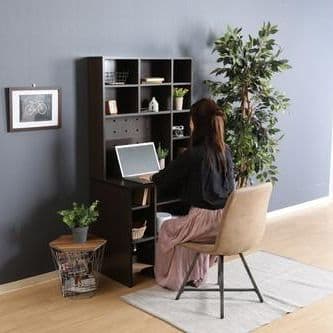 《新品・送料無料》大容量収納付きデスク　ＢＲ