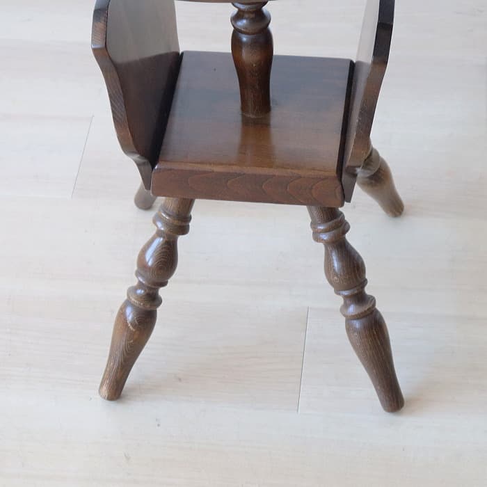 アンティーク カフェテーブル 丸 レトロ 古家具 飛騨産業 キツツキ