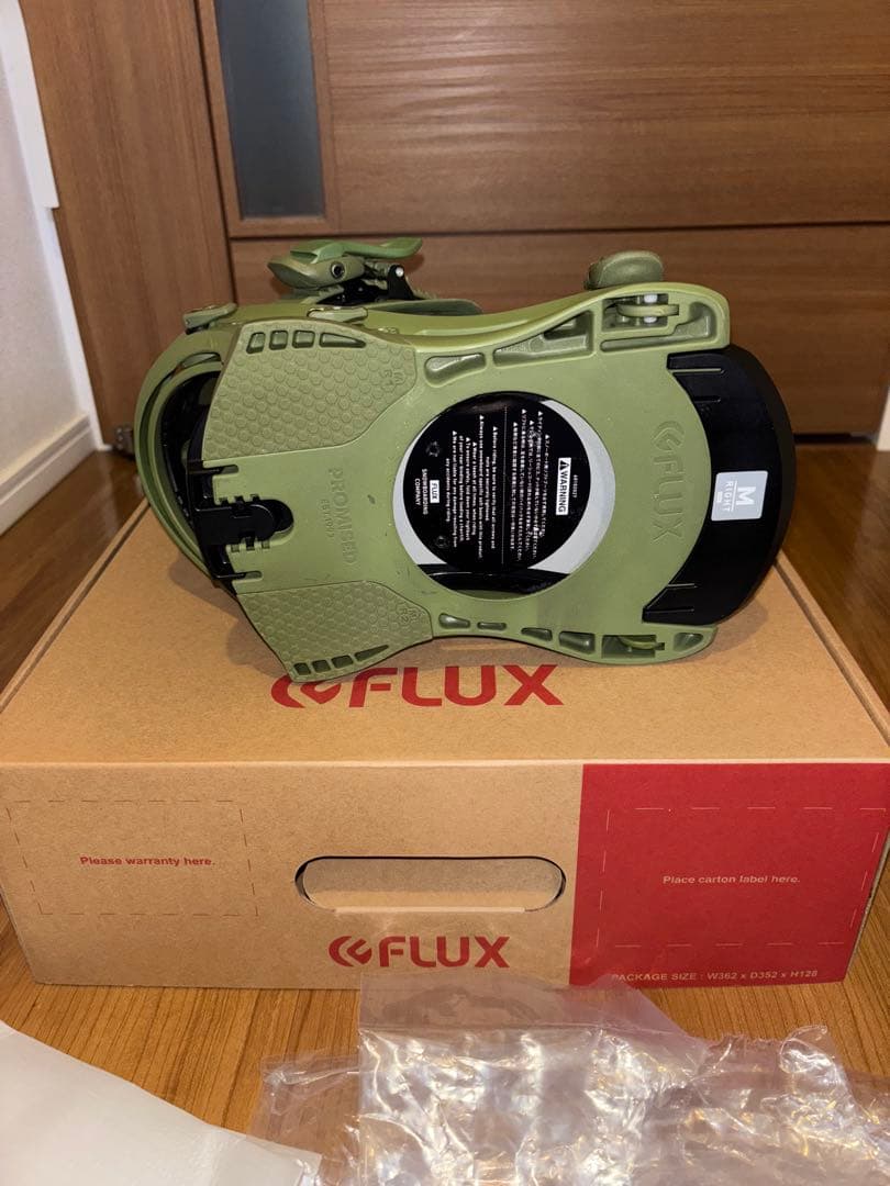 24-25 FLUX ビンディング XF サイズM オリーブグリーン