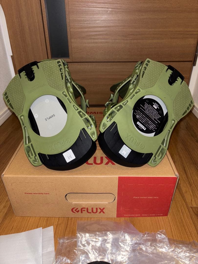 24-25 FLUX ビンディング XF サイズM オリーブグリーン