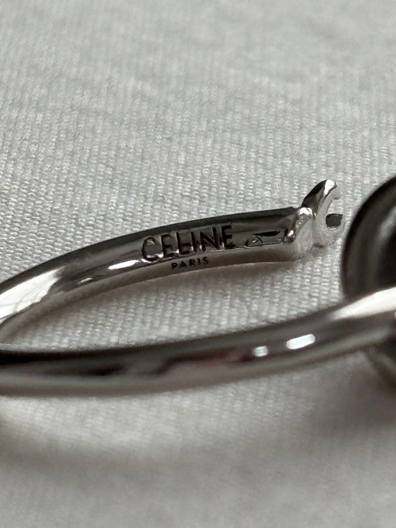 CELINE シルバー ピアス 片耳