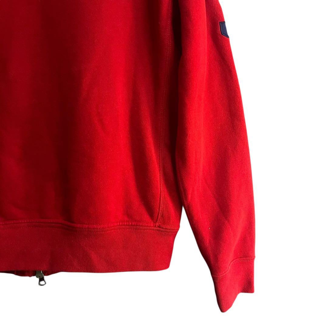 ポロラルフローレン ダブルジップパーカー ビッグポニー フルジップ レッド 美品