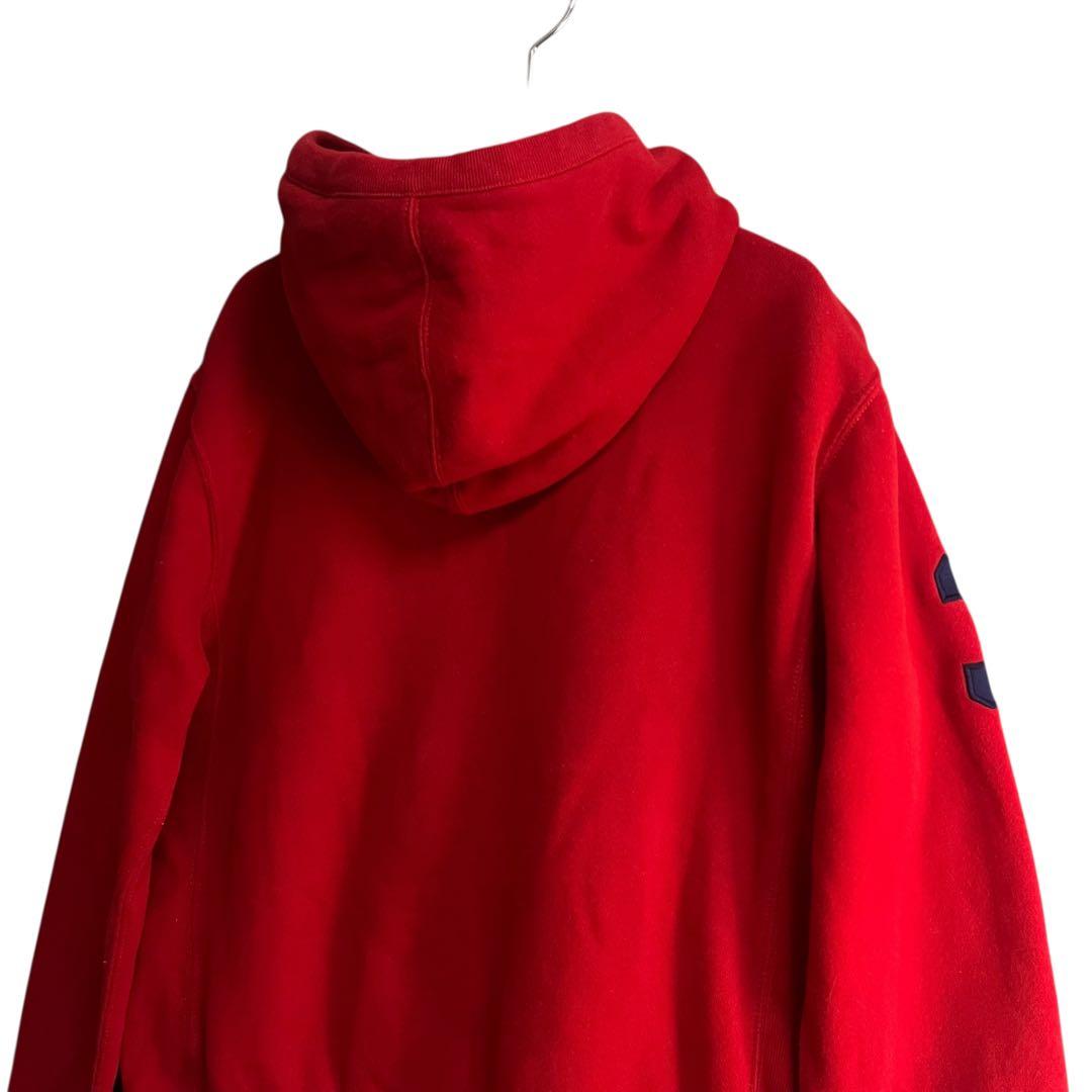 ポロラルフローレン ダブルジップパーカー ビッグポニー フルジップ レッド 美品