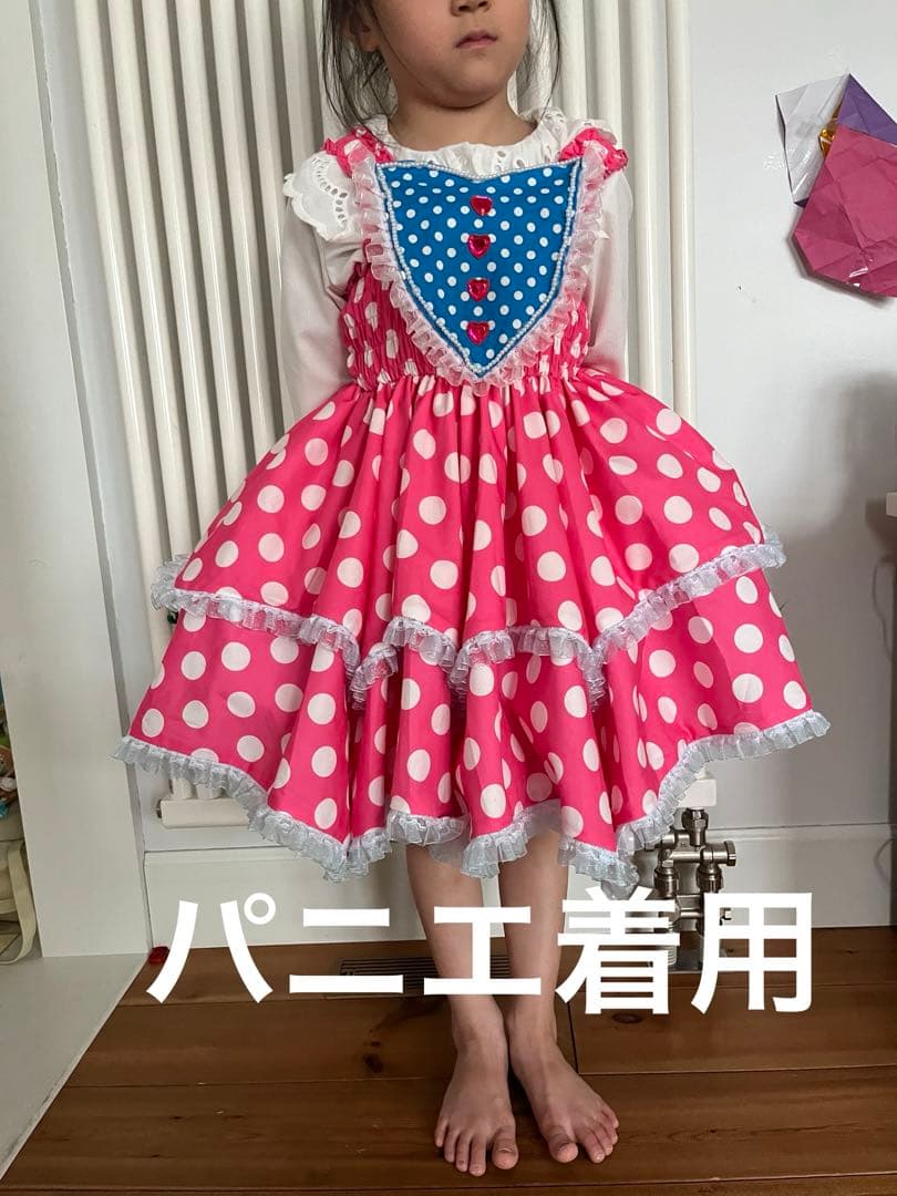 ディズニーパルパルーザ　ミニーファンダーランドコスチューム一色　サイズ120程度