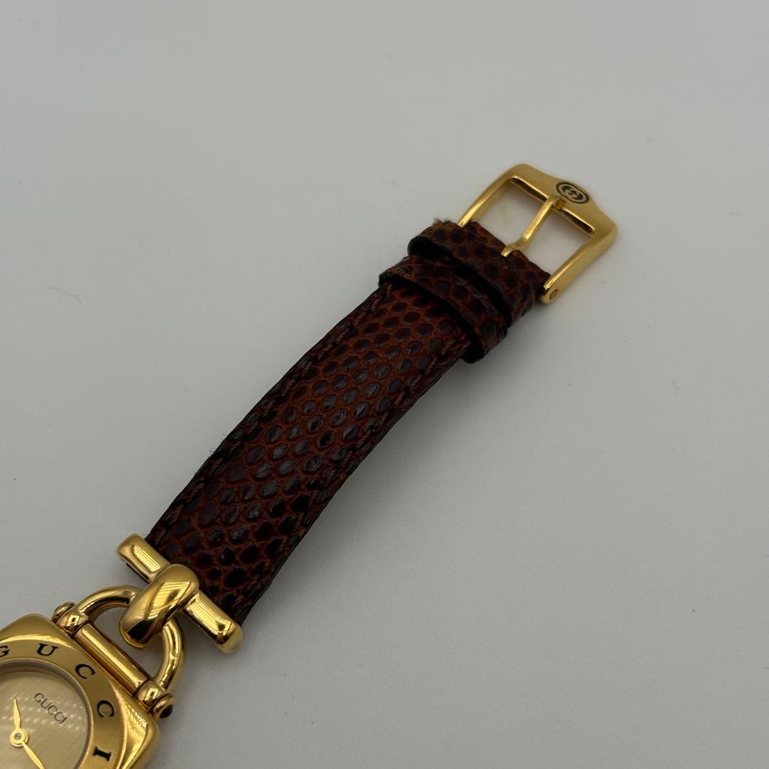 GUCCI グッチ ホースビット 6300L クオーツ レディース腕時計