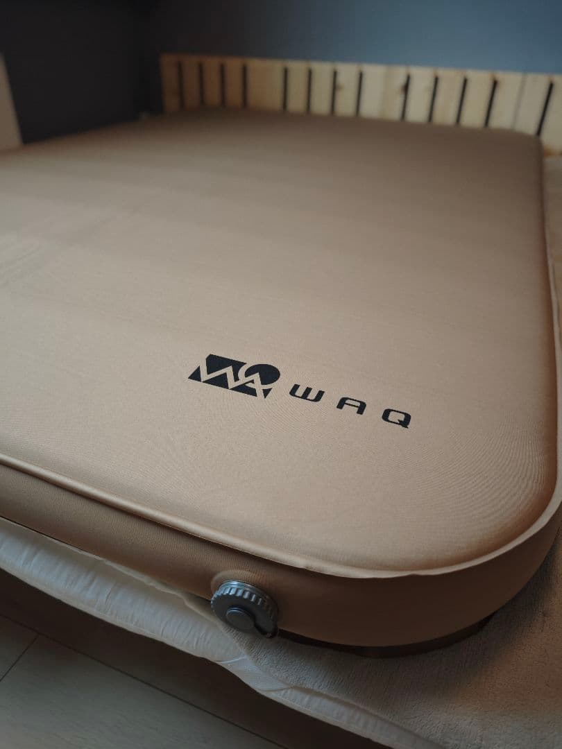 10cm ダブルサイズ WAQ RELAXING CAMP MAT　タン