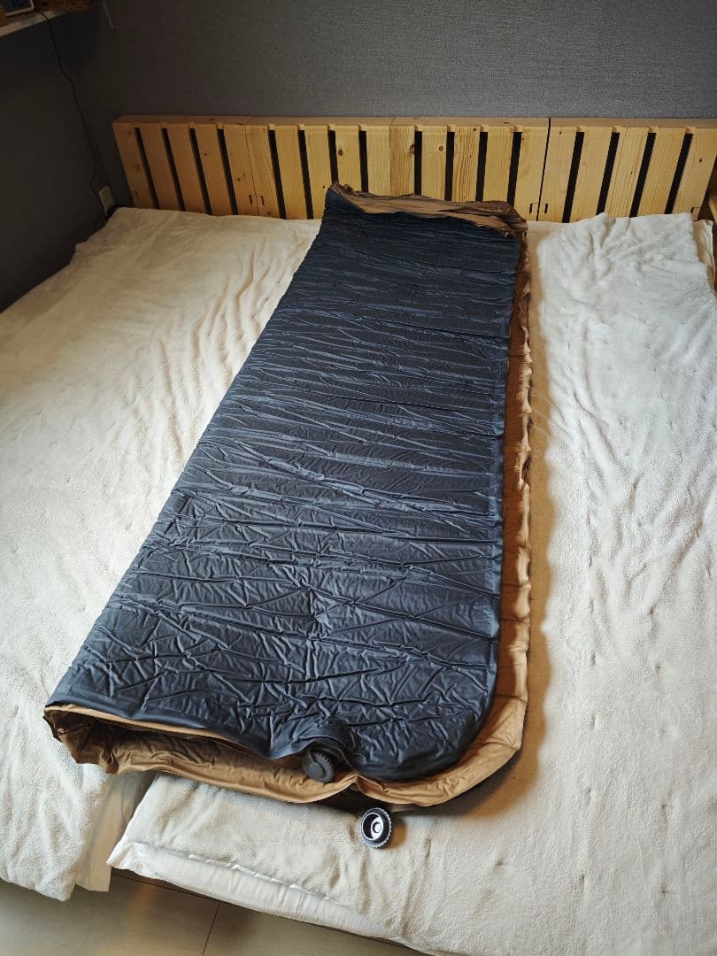 10cm ダブルサイズ WAQ RELAXING CAMP MAT　タン