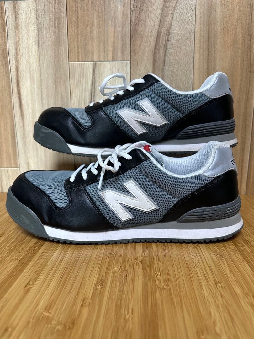 ‼️値下げ‼️【美品】New Balance 安全靴ブラック/グレー29cm 3E
