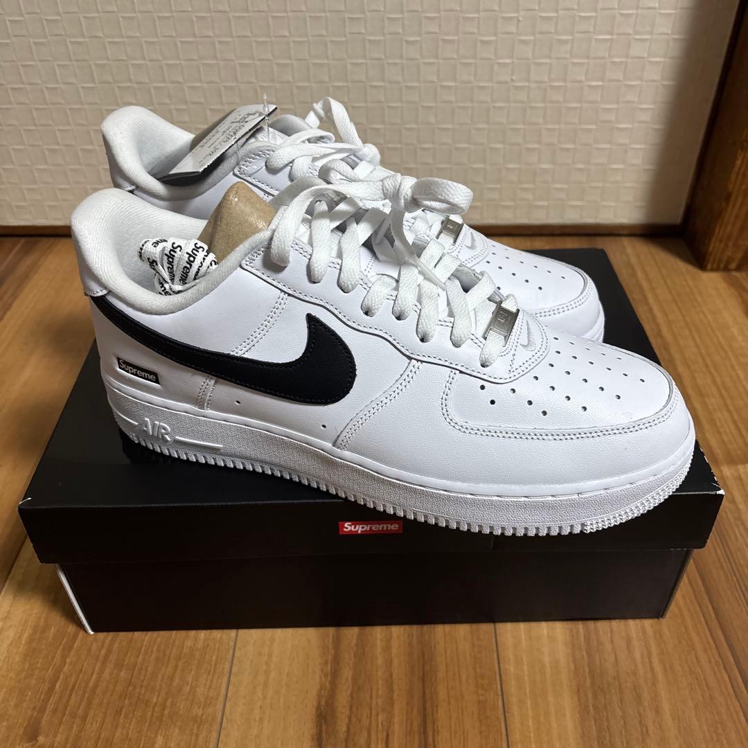 Supreme×Nike Air Force1 Low White 28cm