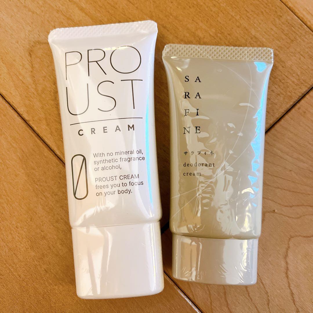PROUST クリーム & SARAFINE デオドラントクリーム