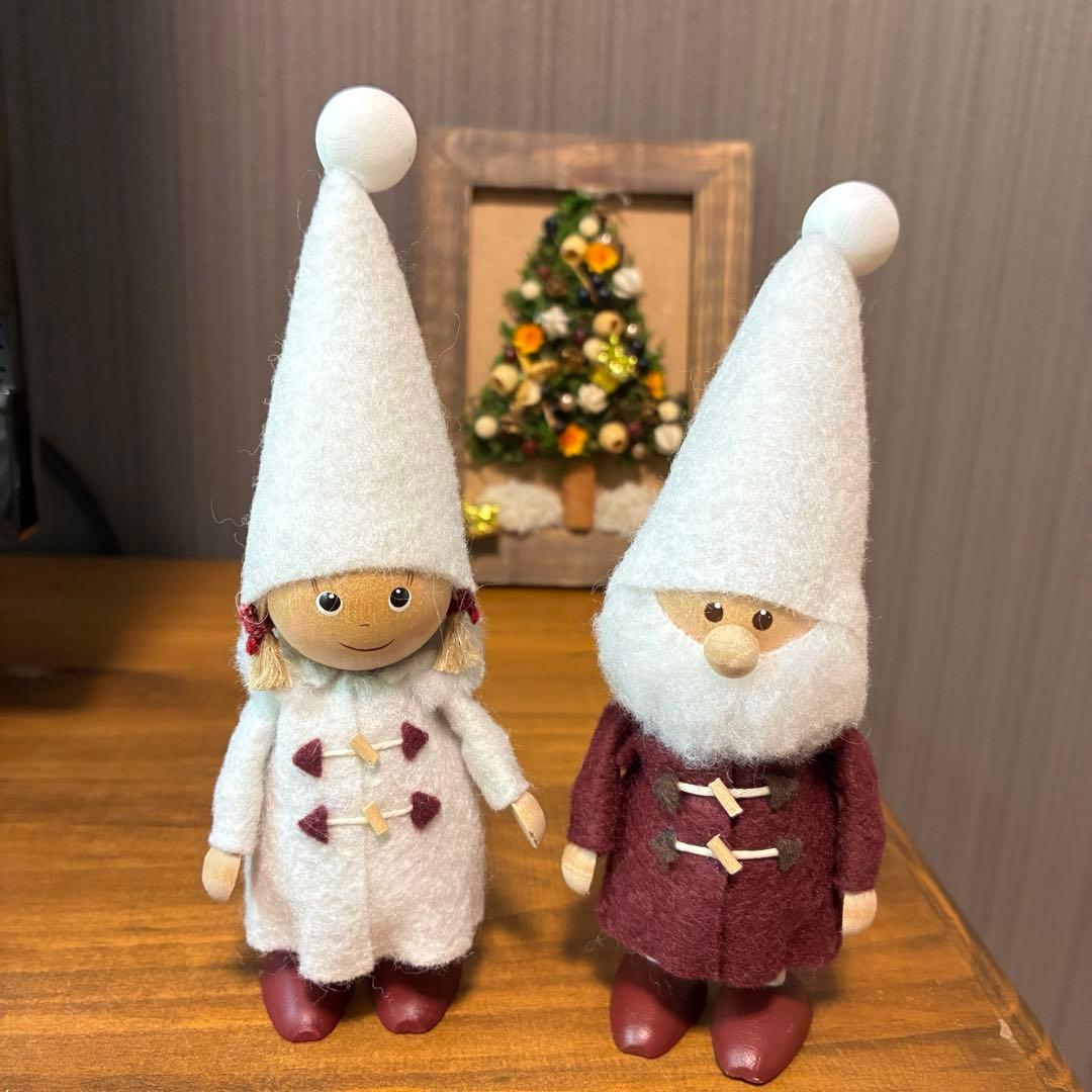 ノルディカニッセ　ダッフルコート　女の子　サンタ　クリスマス　北欧　ニッセ