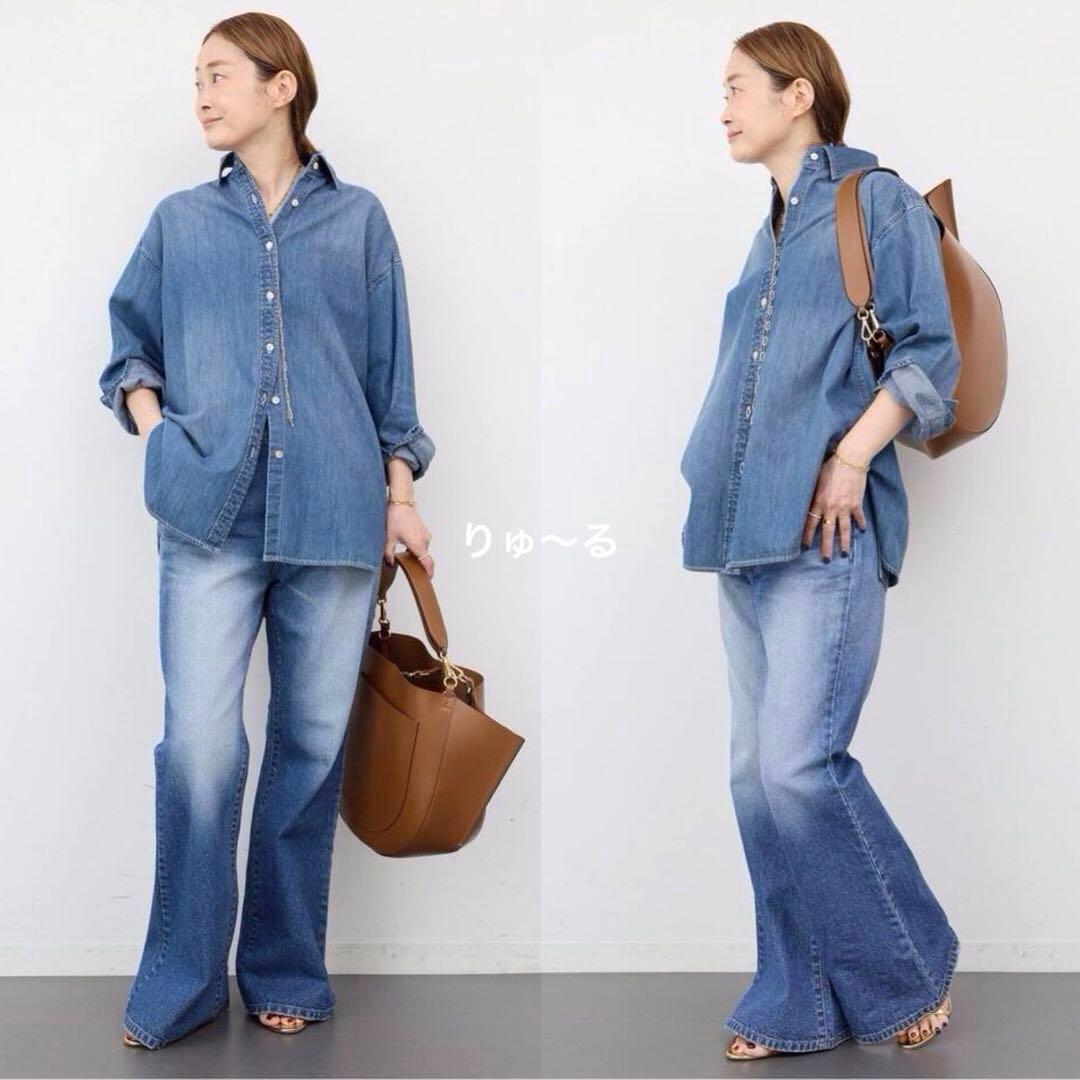 1回短時間⭐️31900円⭐️ドゥーズィエムクラス アティックバイジョンブル デニム