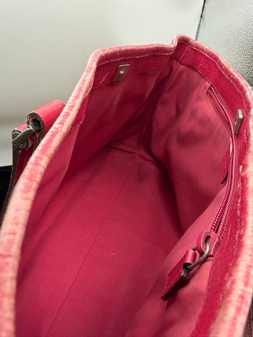 Gucci モノグラム トートバッグ ベージュ/ピンク