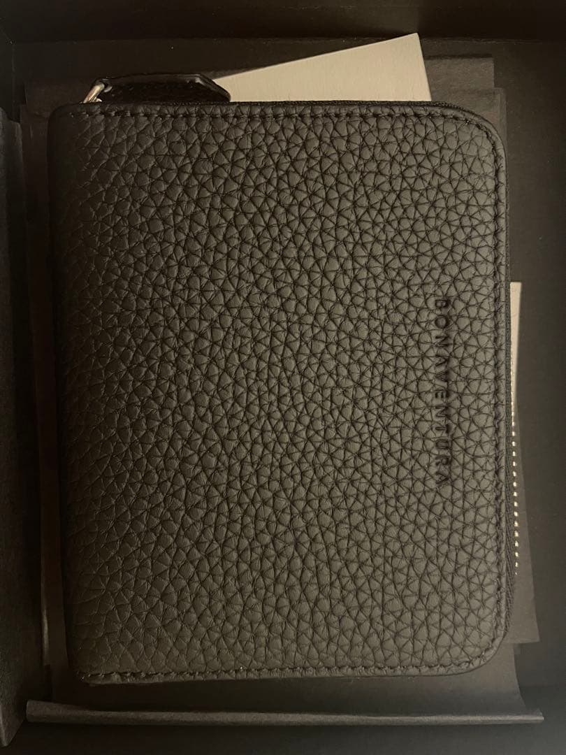 完売品 BONAVENTURA スモール ラウンドジップ ウォレット 黒